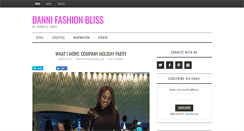 Desktop Screenshot of dannifashionbliss.com